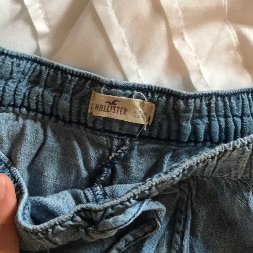 Blue Ruffle Shorts - Picture 2 of 3